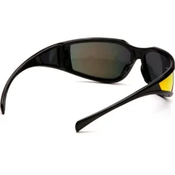 Pyramex Exeter Sky Red Mirror Anti-Fog Lens & Black Frame Glasses SB5155DT