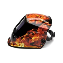 Pyramex Leadhead Flame Decorated Auto Darkening Welding Helmet WHAM3030FL