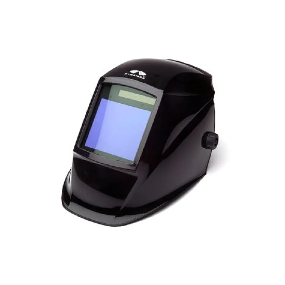 Pyramex Leadhead Glossy Black Decorated Auto Darkening Welding Helmet WHAM3030GB