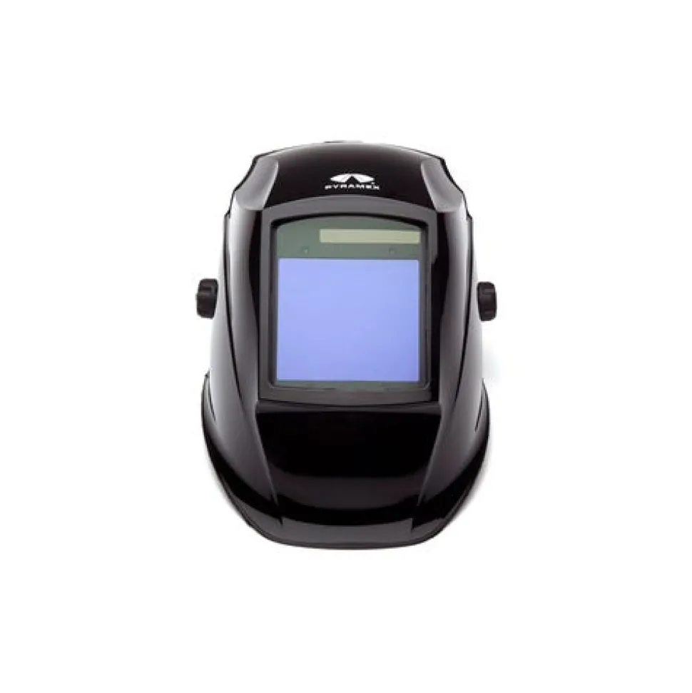 Pyramex Leadhead Glossy Black Decorated Auto Darkening Welding Helmet WHAM3030GB