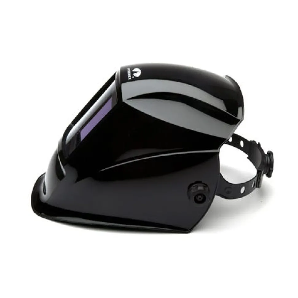 Pyramex Leadhead Glossy Black Decorated Auto Darkening Welding Helmet WHAM3030GB