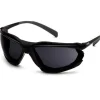 Pyramex Proximity Dark Gray H2MAX Anti-Fog Lens Black Frame SB9323STM
