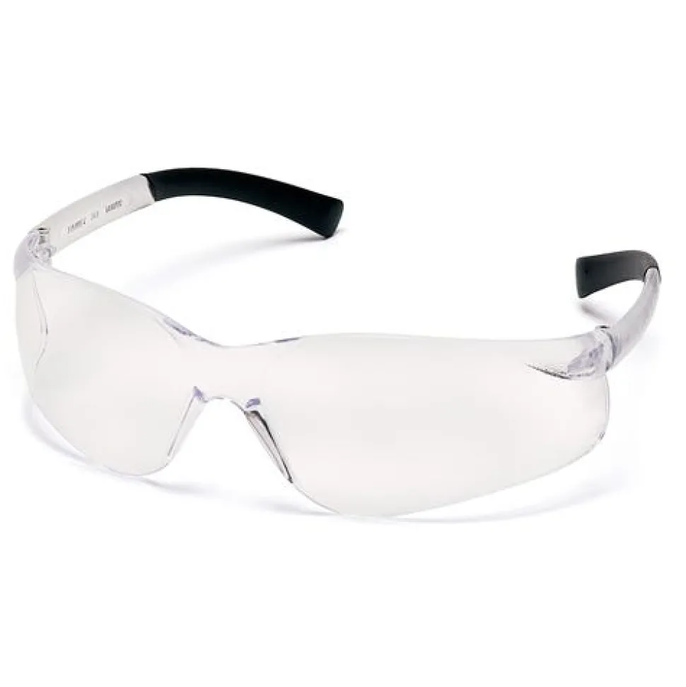Pyramex Ztek Clear Anti-Fog Lens & Clear Temple Safety Glasses S2510ST