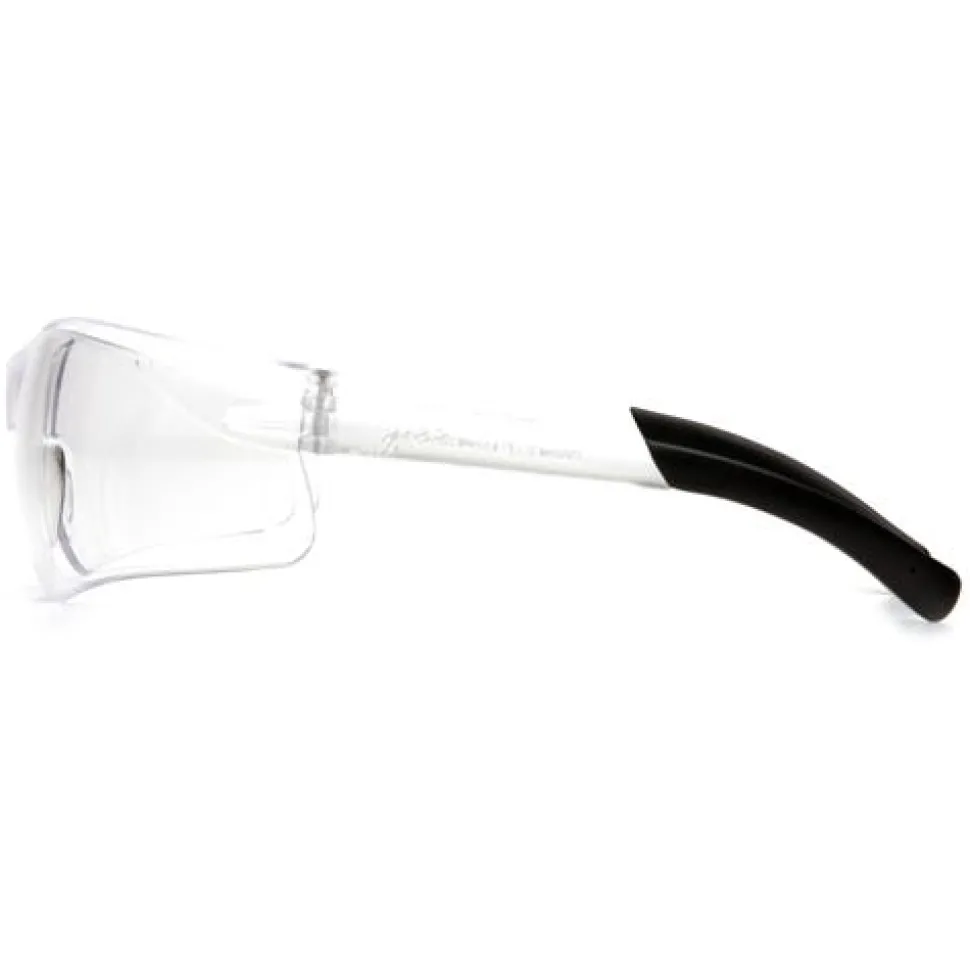 Pyramex Ztek Clear Anti-Fog Lens & Clear Temple Safety Glasses S2510ST
