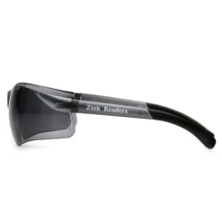 Pyramex ZTEK Gray +2.0 Reader Lens with Gray Temples S2520R20