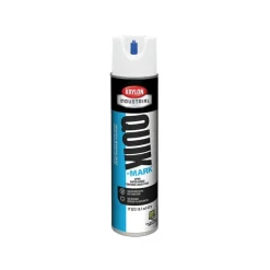 Quik-Mark APWA Inverted Marking Chalks, 17 oz Aerosol Can, APWA White 425-KWBC3505A