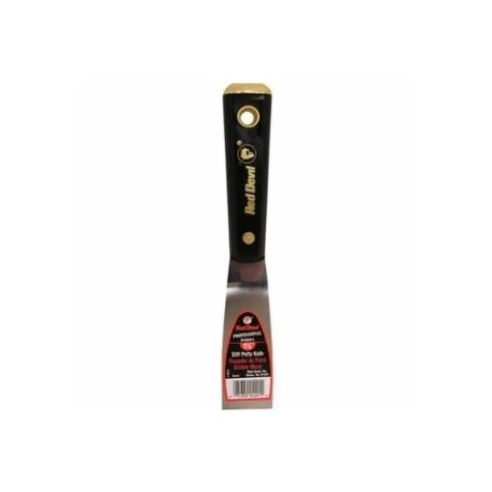 Red Devil 4200 Professional Series Putty Knife 1-1/4" Wide, Stiff Blade 4201