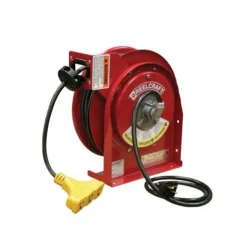Reelcraft 12/3 45' Triple Outlet Power Cord Reel L 4545 123 9