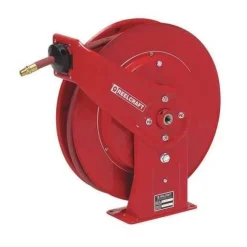 Reelcraft 3/8" x 50' Heavy Duty Air/Water Hose Reel w/ Hose 300psi 7650 OLP