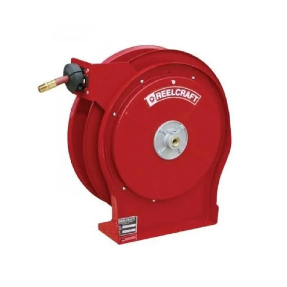 Reelcraft 3/8" x 50' Premium Duty Air/Water w/ Hose Hose Reel 300psi 5650 OLP