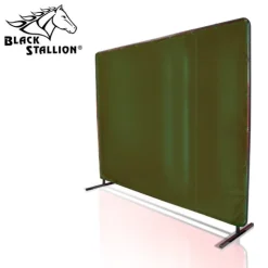 Revco Black Stallion 6' X 8' Olive Canvas FR Welding Screen & Frame 6X8CF1