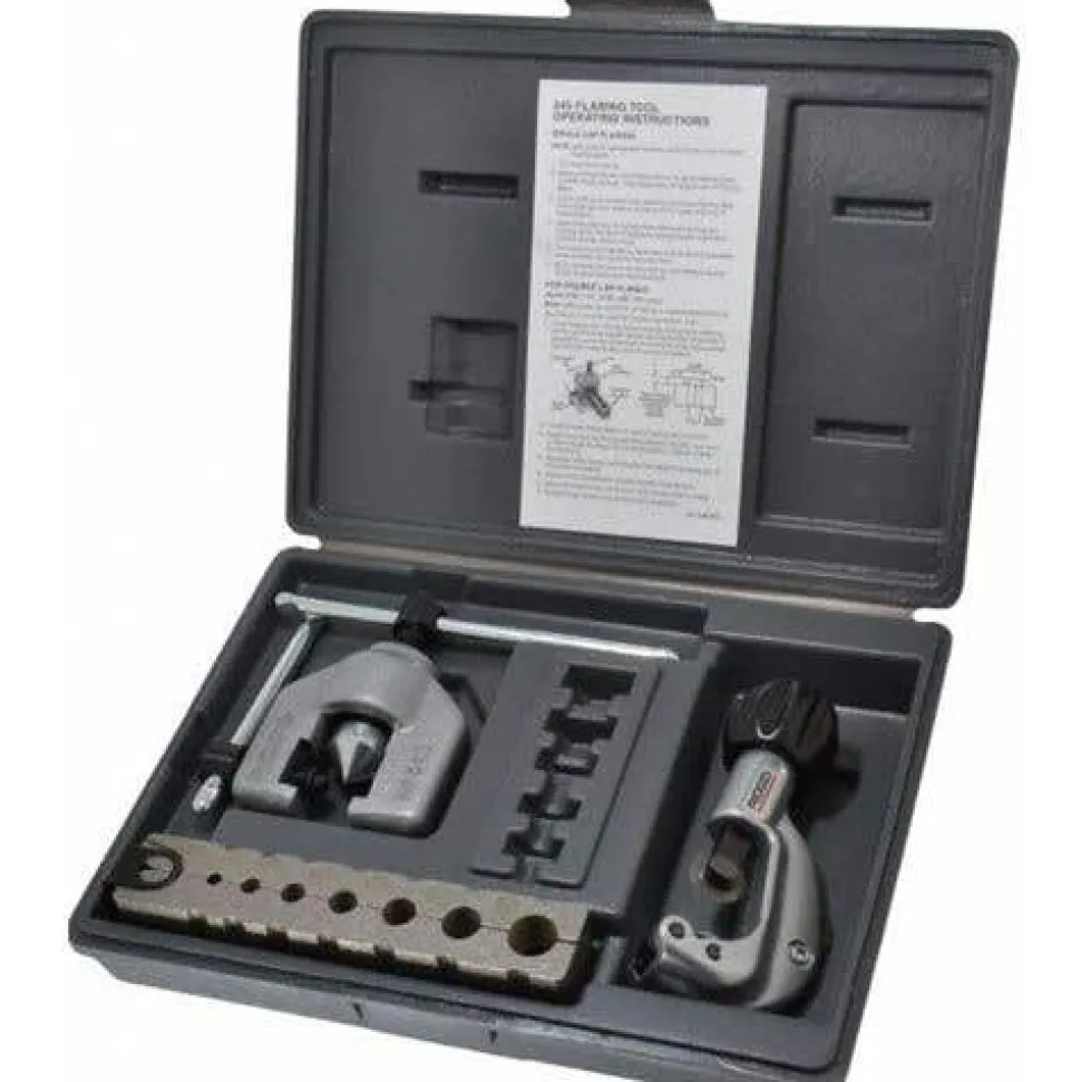RIDGID 345/150 45 SAE Flares w/No. 150 Tubing Cutter and Case Kit 24797