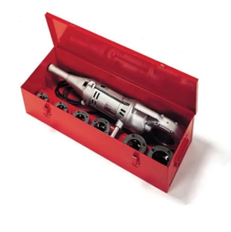 RIDGID 700 Power Pony Hand-Held Threader 12R Die Kit Case & 1/2-2" Heads 45178
