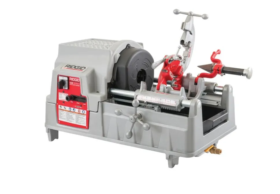 RIDGID 535A Automatic Chuck Threading Machine - 1/2 - 2" NPT 816/817 Dies 91322