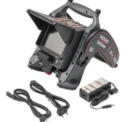 RIDGID CS6x VERSA SeeSnake Digital Recording Monitor Wi-Fi Battery & Case Kit 64968 + 66483