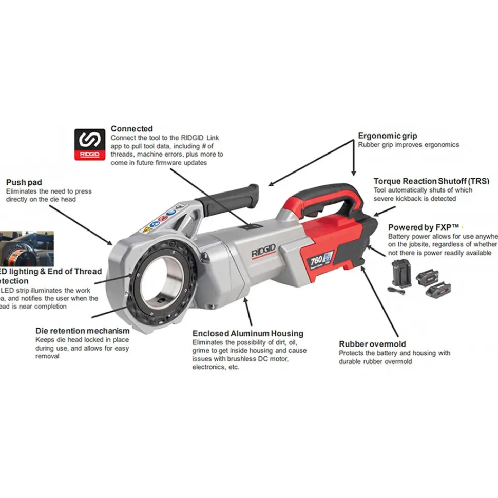 RIDGID 760FXP 12-R Power Drive 72013