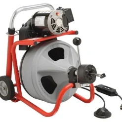 RIDGID K-400 Drum Machine AUTOFEED 1/2" x 75' IW Cable 27013