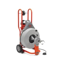 RIDGID K-750 Machine AUTOFEED - 3/4" Tool Set - C-100 3/4" x 100' Cable 42007