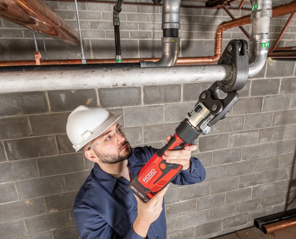 Ridgid RP 351 Battery Kit W/ MegaPress Jaws (1/2" - 1") 70818