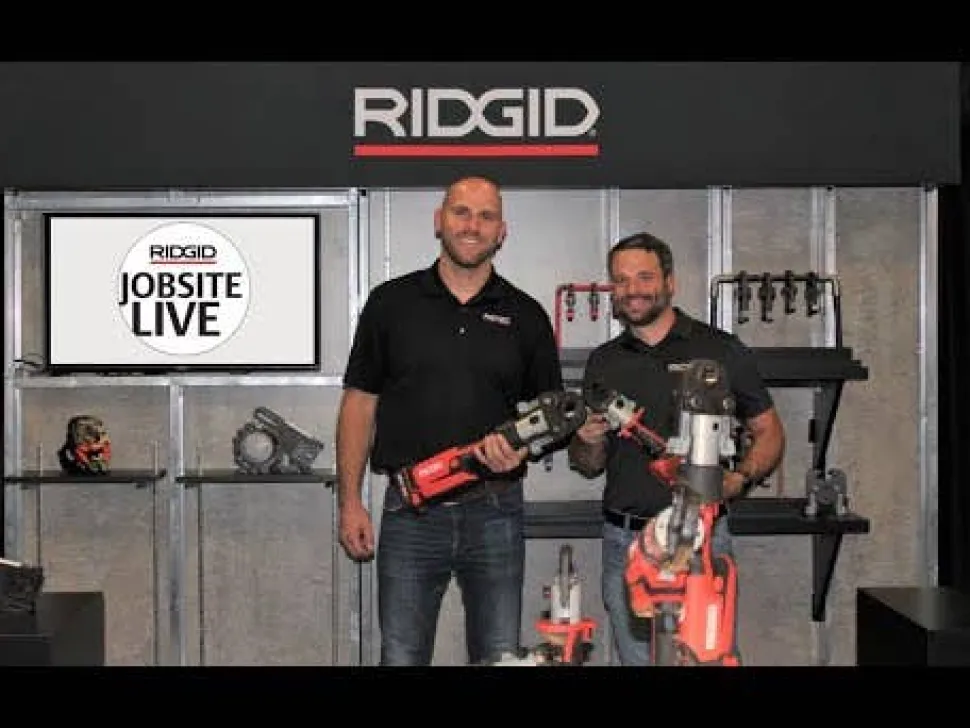 Ridgid RP 351 Battery Kit W/ MegaPress Jaws (1/2" - 1") 70818