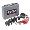 RIDGID RP 115 Combo Kit w/ ProPress & PureFlow Jaws (1/2" - 3/4") 72558