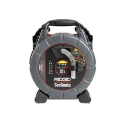 RIDGID SeeSnake microREEL APX 100' Mid-Flex Cable TrueSense Pipe Inspection Camera 70808