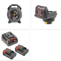 RIDGID SeeSnake microREEL APX CSx Via 100' Mid-Flex Cable TrueSense Camera 70808 + 66528