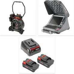 RIDGID SeeSnake rM200B CS12x Monitor 165' Stiff Cable Self-Leveling Camera 63663 + 57288