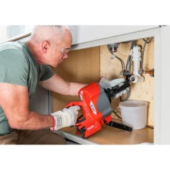 RIDGID Tools K-46 Cordless SinkSnake Deluxe Kit with 5/16