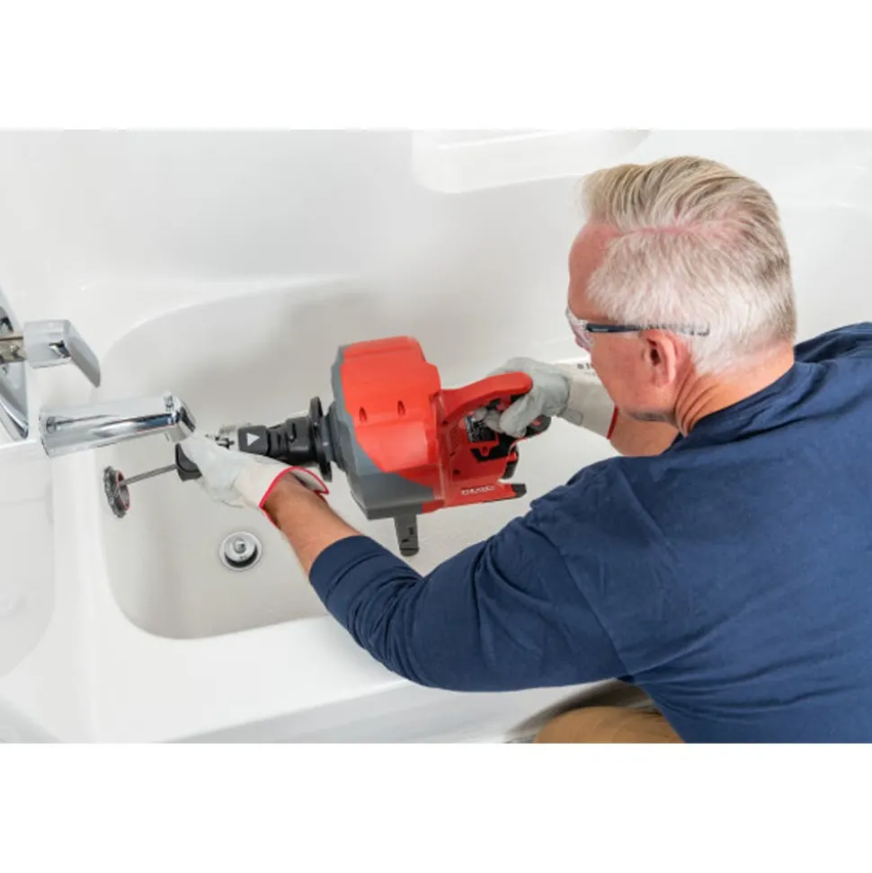 RIDGID Tools K-46 Cordless SinkSnake with 5/16" x 25' IC Cable 78048