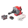 RIDGID Tools K-46 Cordless SinkSnake with 5/16" x 25' IC Cable, 18V 2.5Ah Battery & Charger 78053