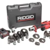 RIDGID Tools RP 251 Press Tool Battery Kit with ProPress Rings & Jaws (1/2"-1-1/4") and C1 Actuator 78208