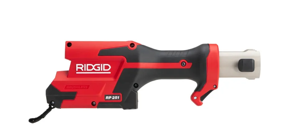 RIDGID Tools RP 251 Press Tool Battery Kit with ProPress Rings & Jaws (1/2"-1-1/4") and C1 Actuator 78208