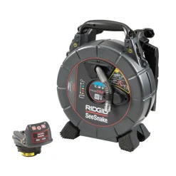 RIDGID Tools SeeSnake mircroDRAIN 65' APX & CSx Via System with TruSense - 1 Battery and 1 Charger Included 80653
