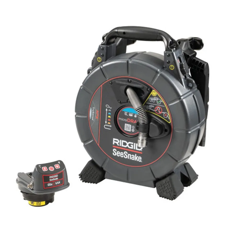 RIDGID Tools SeeSnake mircroDRAIN 65' APX & CSx Via System with TruSense - 1 Battery and 1 Charger Included 80653