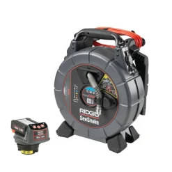 RIDGID Tools SeeSnake mircroDRAIN 65' APX & CSx Via System with TruSense - 1 Battery and 1 Charger Included 80653