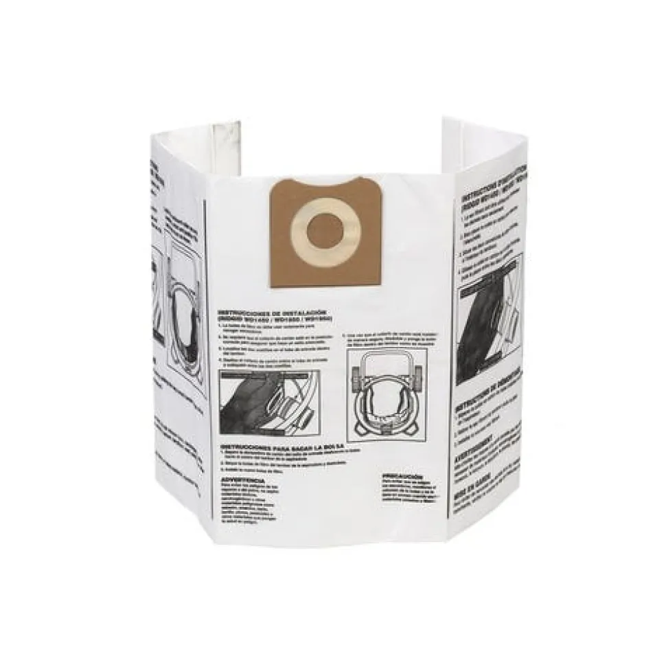 RIDGID VF3502 High-Efficiency 12-16 Gallon Vacuum Dust Bags 23743