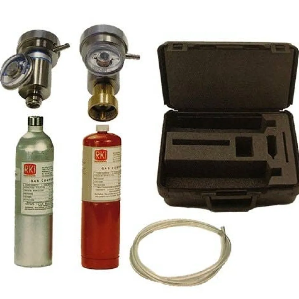 RKI Instruments Calibration Kit For GX-6000 34AL cyl 100ppm of Isobutylene/H2S/CO/CH4/O2 81-6ABX-DLV