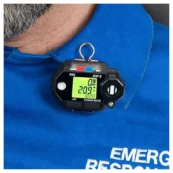 RKI Instruments GasWatch 3 w/ Dual CO/O2 Sensor, Alligator Clip 73-0026