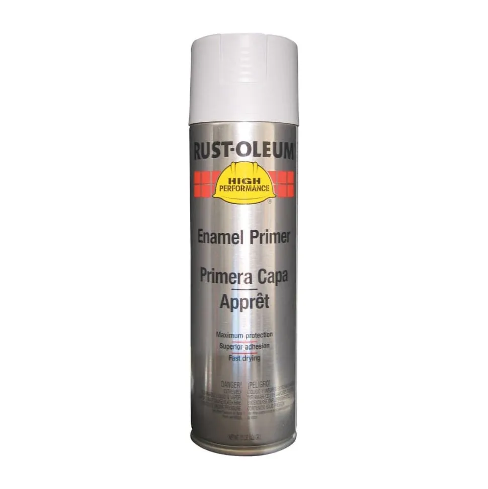 Rust-Oleum High Performance V2100 System Enamel Aerosol, 15 oz Can, Gray, Flat 647-V2182838
