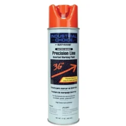 Rust-Oleum M1800 Water Based Precision Line Marking Paint APWA Safety Orange 203035