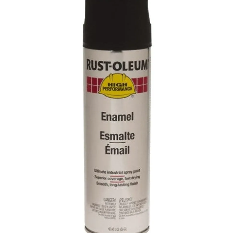 Rust-Oleum V2100 Upright High Performance Spray Paint Gloss Black V2178838
