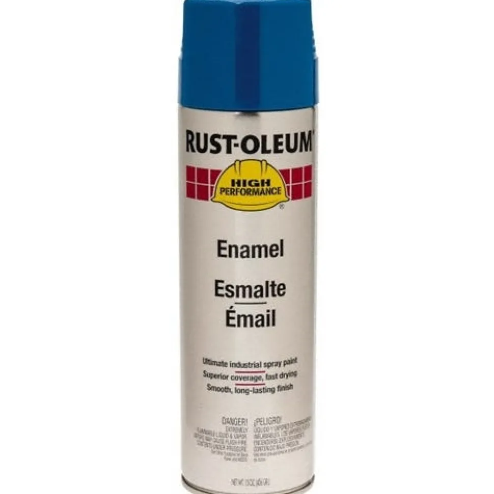 Rust-Oleum V2100 Upright High Performance Spray Paint Safety Blue V2124838