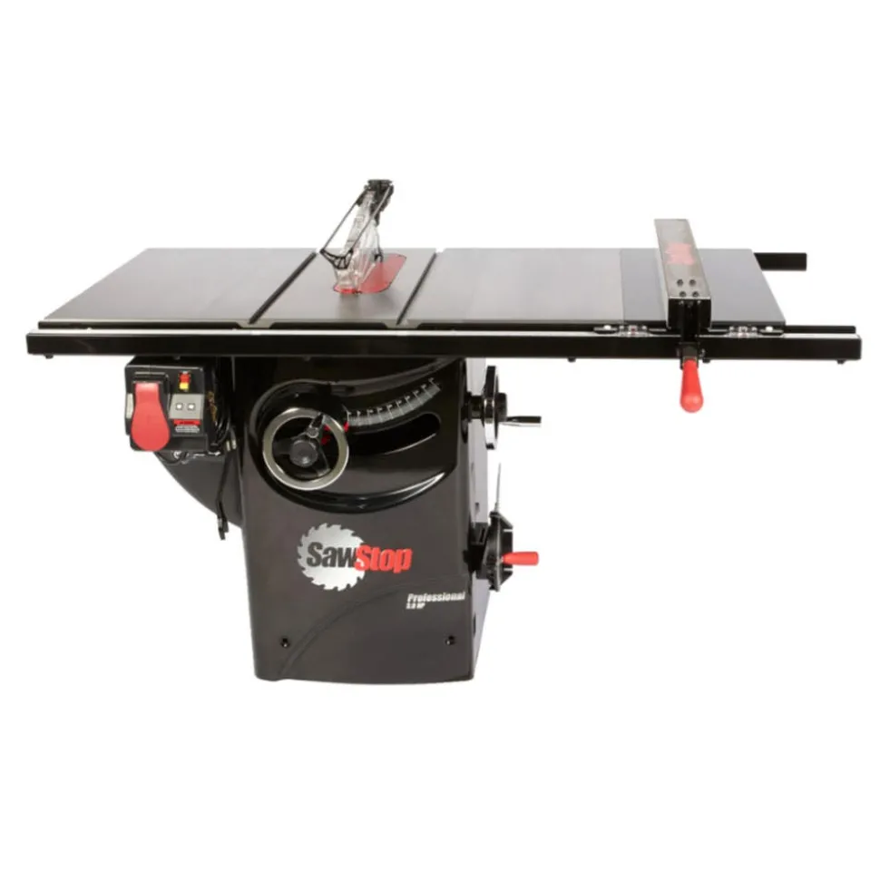 SawStop Table Saws SawStop 3HP Professional Cabinet Saw 30" Premium Fence PCS31230-PFA30 PCS31230-PFA30