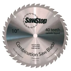 SawStop Table Saws SawStop 10" 40-Tooth Combination Table Saw Blade CNS-07-148 CNS-07-148