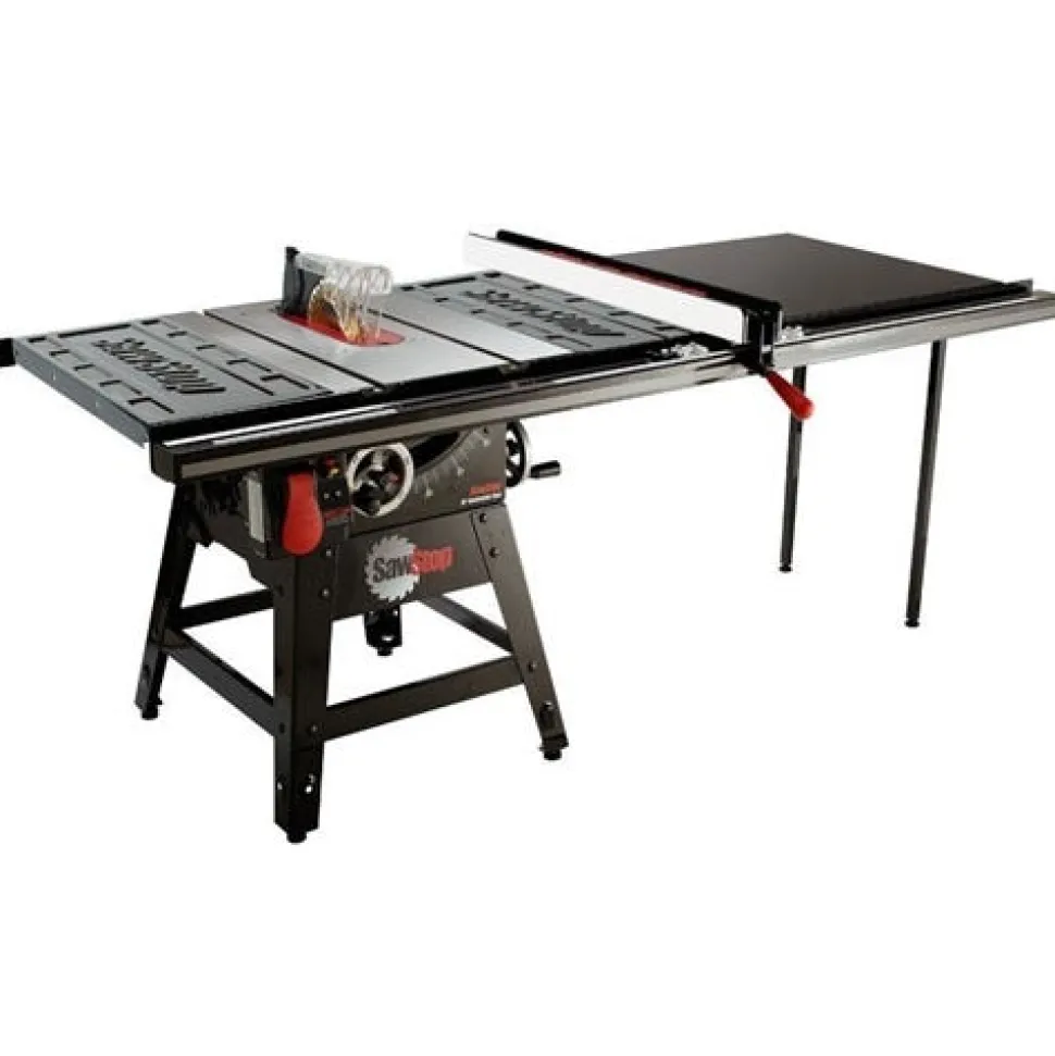 SawStop Table Saws SawStop 1.75HP Contractor Saw 52" T-Glide Fence CNS175-TGP252 CNS175-TGP252