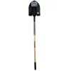 Seymour Outdoor Tools Round Point Shovel, Forward Turned Boot Step, 48" Precision Lathe Turned Hardwood Handle 45010
