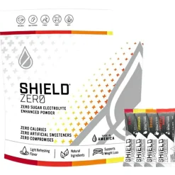 SHIELD ZERO Electrolyte Hydration Powder - Mixed Flavors - Box Of 100 Singles - Z2-01-01-100-MX
