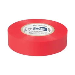 Shurtape EV 57 Red Electrical Tape - General Purpose UL Listed 7.0 mil (3/4" x 60') 200784
