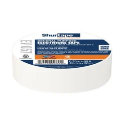 Shurtape EV 57 White Electrical Tape - General Purpose UL Listed 7.0 mil (3/4" x 60') 200783